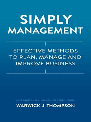 cover image of Simply Management